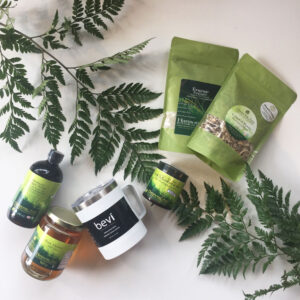 Variety of products from West Coast Tote, Vancouver Island subscription box from Petal and Kettle