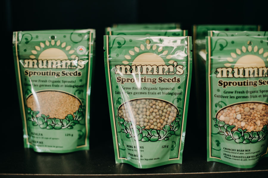 Mumm's Sprouting seeds for sale in Parksville
