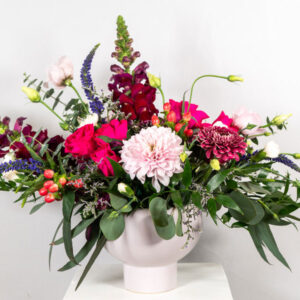 Valentine's Day vase arrangement in Parksville