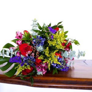 cheerful floral bouquet delivery to Nanaimo, Parksville, Qualicum Beach from Petal and Kettle florist