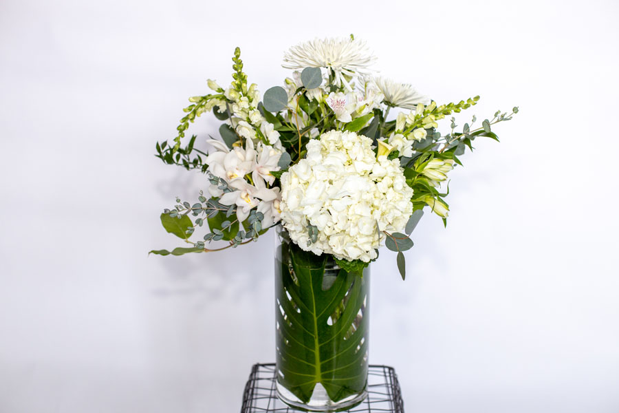 Natural Vase Arrangement - Petal and Kettle, Parksville florist