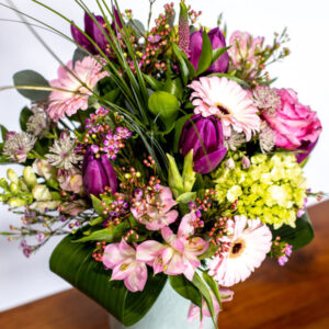 Flower delivery for Valentine's Day from Parksville florist Petal and Kettle