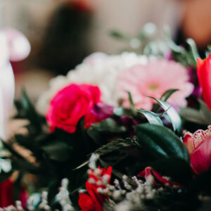 collection of valentine's day flowers from Parksville Qualicum Beach florist Petal + Kettle