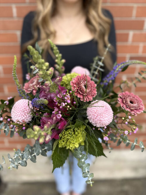 beautiful flower bouquet for Mother's Day from Vancouver Island florist Petal and Kettle