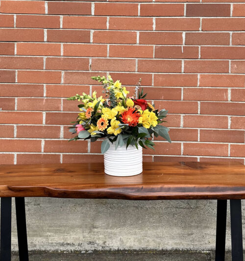 Mother's Day vase arrangement by Petal and Kettle Parksville Qualicum Beach florist
