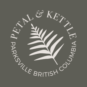 Petal and Kettle Parksville boutique and florist logo