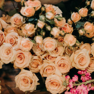 pink rose bouquet