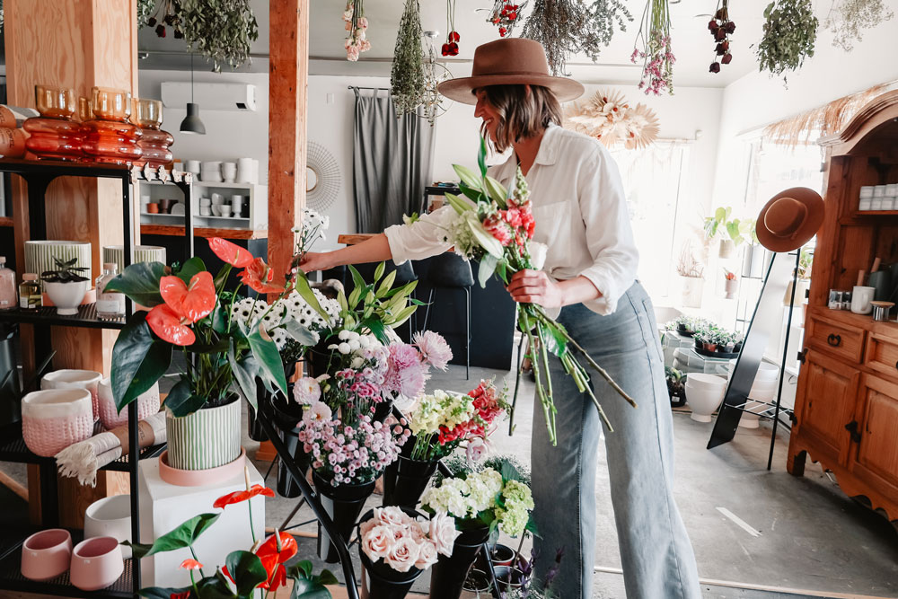 Owner of Petal and Kettle, Parksville Qualicum Beach florist