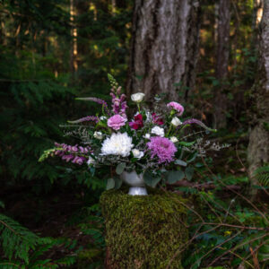 Flower bouquet by Parksville Qualicum Beach florist Petal and Kettle