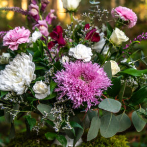 Flower bouquet by Parksville florist Petal and Kettle