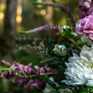 Flower bouquet by Parksville florist Petal and Kettle