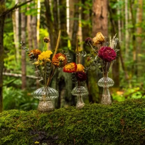 fall trio flower bouquet by Qualicum Beach florist Petal and Kettle
