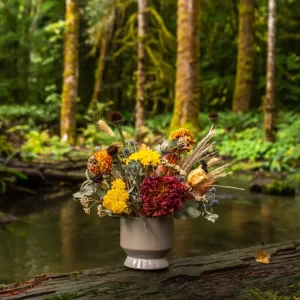 'Everlasting Spell' fall flower bouquet by Qualicum Beach florist Petal and Kettle