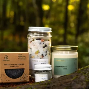 Forest Bathing West Coat Tote gift basket made in Parksville