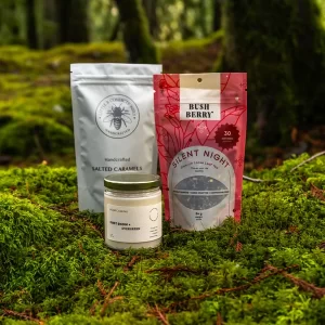 comfort items in Gift Basket by Petal and Kettle Parksville Qualicum